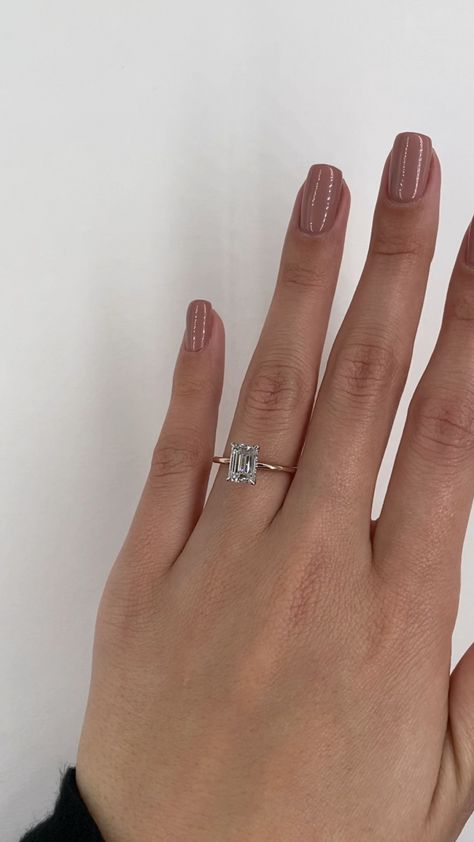 Harry Styles Nails, Emerald Ring Engagement Diamond, Emerald Cut Diamond Engagement Ring, Emerald Cut Diamond Engagement, Future Engagement Rings, Amelia Earhart, Ring Inspo, Emerald Engagement Ring Cut, Dream Engagement Rings