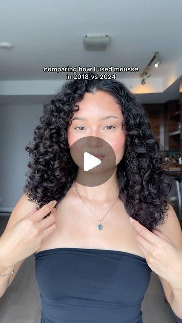 How To Use Mousse For Curly Hair, Hair Mousse How To Use, Olaplex No 7 Oil, Mousse Hair, Curly Hair Mousse, Curly Hair Tutorial, My Routine, Detangling Brush, Curl Cream