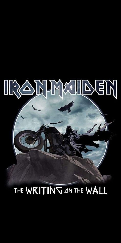 Iron Maiden Album Covers, Iron Maiden Mascot, Iron Maiden Tattoo, Iron Maiden Albums, Iron Maiden Posters, Classic Rock Albums, Writing On The Wall, Rock Poster Art, Iron Maiden Eddie