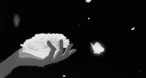 Anime Butterfly Gif, Butterfly Banner Gif, Black And White Aesthetic Gif, Relaxing Gifs, Chiseled Face, Angel Gif, Falling Gif, Gifs Aesthetic, Butterfly Gif