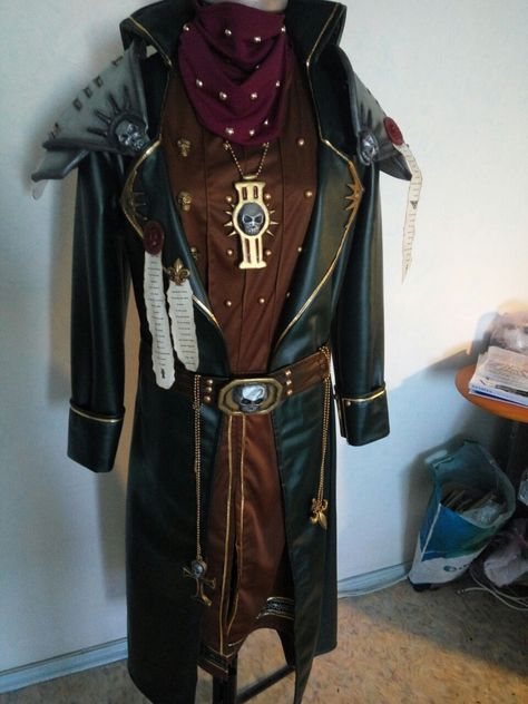 Warhammer 40k Inquisitor Cosplay Costume. Warhammer 40k Inquisitor, Inquisitor Cosplay, 40k Inquisitor, 40k Cosplay, Cosplay Reference, Larp Costume, Vampire Hunter, Cosplay Diy, Warhammer 40000