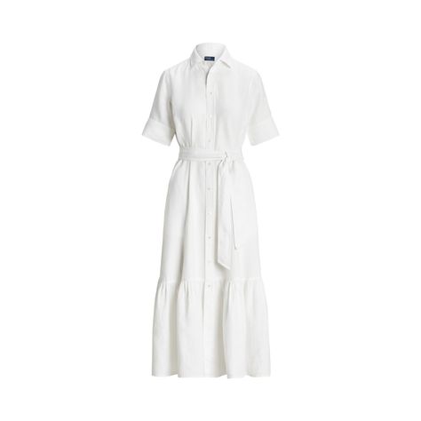 Tiered Linen Shirtdress Linen Shirtdress, Crochet Belt, Shirtwaist Dress, Princess Seams, Short En Jean, Princess Seam, Shirtdress, Linen Dresses, Tiered Skirt