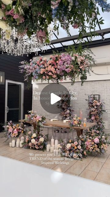 Crystal Le • Wedding Coordinator + Content Creator on Instagram: "A trend that we don’t think will ever die 🥹😌 @bridgertonnetflix weddings are all the talk with the ton, this is the diamond wedding trend of the season ✨✨✨  Has anyone watched the first part of Bridgerton Season 3 yet? 🙋‍♀️   Vendor Team:  Planner: @valvuitton  Bridal Assistant + Content Creator: @the.socialconcierge  Florals: @theflowerboutiqueinc  Venue: @twentyeightocevents  Photographer: @carmelissephotography  Videographer: @ciequ  @archive90.co  Signage: @yestothetch  HMU: @makeupbyjulian  @ladyluu.bridal  DJ/MC: @dj_garett @micinthemoment @rayonthemic  Photobooth: @dreamlightphotobooth   #weddingtrend #weddinginspo #bridgerton #bridgertonwedding #bridgertonedit #bridgertonnetflix #modernbride #weddingcontent #weddi Bridgerton Aesthetic Wedding, Bridal Assistant, Bridgerton Wedding, Bridgerton Season 3, Dear Future Husband, Dear Future, Wedding Stage, Reception Ideas, Flower Decor