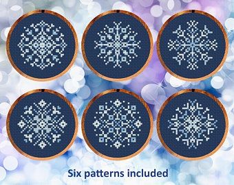 Snowflake Cross Stitch Pattern, Snowflake Cross Stitch, Gifts 2021, Cross Christmas Tree, Christmas Neighbor, Crafty Christmas, Sewing Kits, Cross Stitch Tree, Fun Patterns