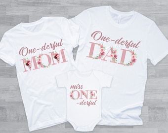 Birthday Family Shirts, Floral 1st Birthday, Winter Onederland Birthday Party, Winter Onederland Party, Onederland Birthday Party, 1st Birthday Girl, Winter Onederland Birthday, Snow Much Fun, First Birthday Themes