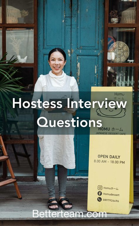 Top 5 Hostess interview questions with detailed tips for both hiring managers and candidates. Hostess Job Interview Outfit, Interview Outfit For Restaurant, Restaurant Interview Outfit Casual, Hostess Interview Outfit, Restaurant Job Interview Outfit, Restaurant Interview Outfit, Restaurant Hostess Outfit, Restaurant Hostess, Interview Outfit Casual