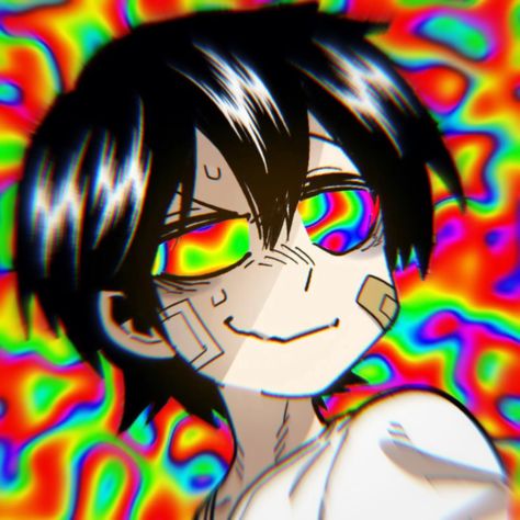 Core Pfp, Graffiti, Rainbow, Red, Anime, Pins, Black