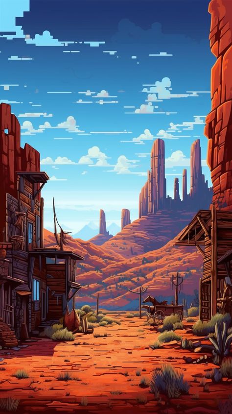 A wild wild west rock anthem Wild West Scenery, Wild West Aesthetic Wallpaper, Wanted Wallpaper, Wild Wallpaper, Wild West Background, Western Elements, Wild West Landscape, Wild West Wallpaper, American West Aesthetic