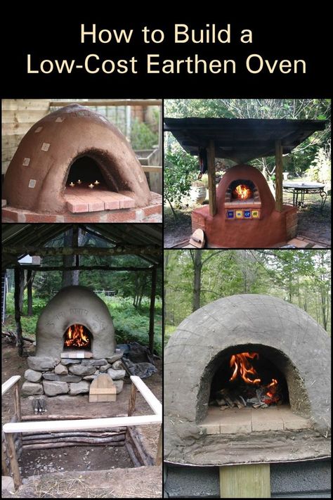 There is simply no better way to bake bread and pizza than in a natural oven? Check out the article and learn how to make a low-cost earthen oven. Earthen Oven, Oven For Baking, Clay Pizza Oven, Pizza Oven Outdoor Diy, Cob Oven, Oven Diy, Oven Outdoor, Diy Pizza Oven, Stone Oven