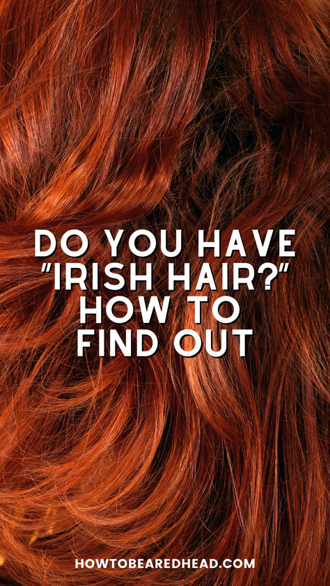 If you fall in the category of having curly (or even coiled hair) at the nape of the neck and straight or wavy hair on top, you might have what TikTok calls, “Irish hair”. How To Style Irish Curls, Irish Hair Texture, Irish Hair Color, Irish Waves Hair, Hair Styles For Redheads, Irish Curly Hair, Irish Curls Haircut, Irish Curls Routine, Irish Curls