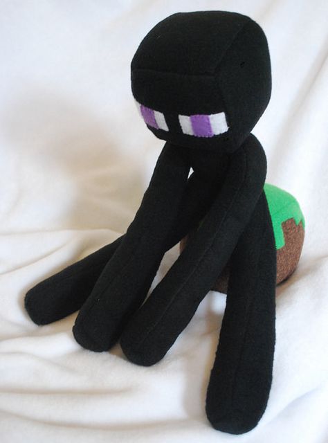 This incredibly emo Enderman plush: | 19 Gifts For People Who Are Slightly Obsessed With "Minecraft" Stuffed Animal, Minecraft, Handmade Gift, Gifts, Clothes, Black