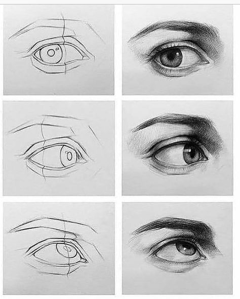 Draw Eyes, Drawing Eyes, Drawing Tutorials, Eye Drawing, Drawing Techniques, Art Tips, Drawing Tips, Art Drawings Sketches, Drawing People