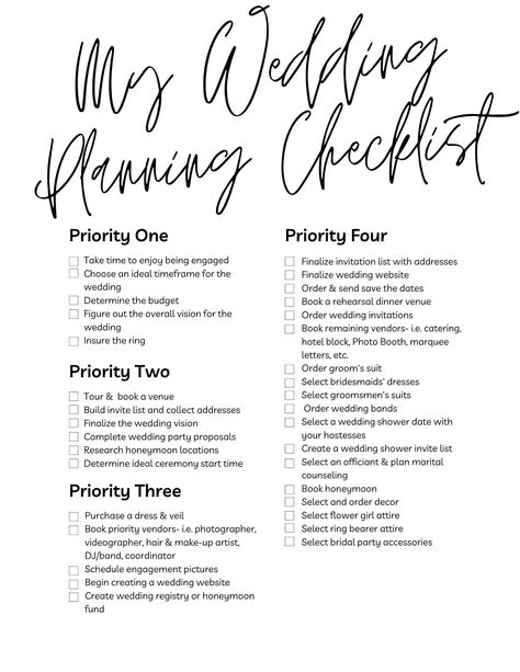 My Minimalistic and Simple Wedding Planning Checklist/My Wedding Planner studygoalplanner #howtobeaweddingplanner #weddingbusiness🌿 Just Engaged Checklist, What Do You Need To Plan A Wedding, Wedding Checklist Timeline Detailed, Wedding Priorities List, Wedding Planning Timeline 2 Year, 1 Year Wedding Planning Timeline, Wedding Planning Timeline 12 Months, Small Wedding Checklist Real Simple, 2 Year Wedding Planning Timeline