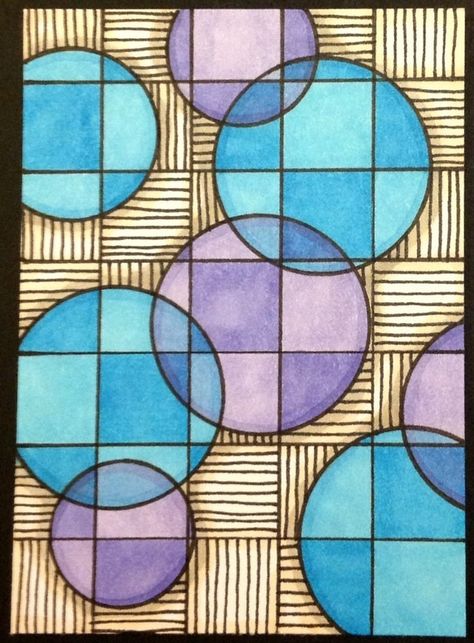 Zentangle-style circles, colored with Copics. Chad Drawing, Circle Art Projects, Drawing In Circle, Circle Doodles, Middle School Art Projects, Art Therapy Projects, Independance Day, Circle Drawing, Quilt Modernen