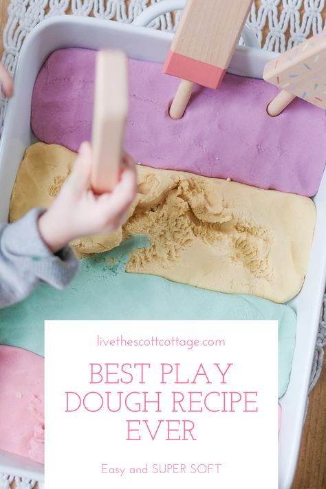 Easter Sensory Activities For Kids, Diy Sensory Dough, Play Dough Sensory Bin, Sensory Dough Recipes, Easter Playdough Ideas, Diy Play Dough Sensory Kit, Playdough Table Ideas, Playdough Sensory Bin, Diy Play Dough Kit