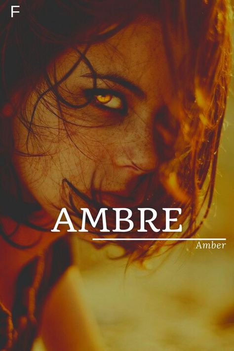 Amber Name Meaning, Earth Names, Amber Name, Unique Female Names, Character Names Ideas, Names Character, Names Meaning, Exotic Names, Fantasy Character Names