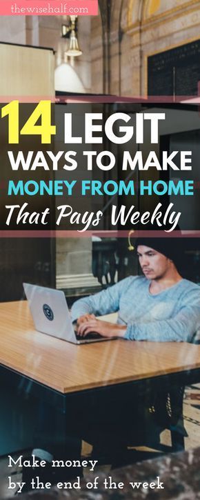 11 Legit Online Jobs That Pay Weekly. Start Working From Home. - The Wise Half Legit Online Jobs, Invest Money, Money Success, Make Money Writing, Data Entry Jobs, Legitimate Work From Home, Ways To Make Money, Earn Money From Home, Work From Home Moms