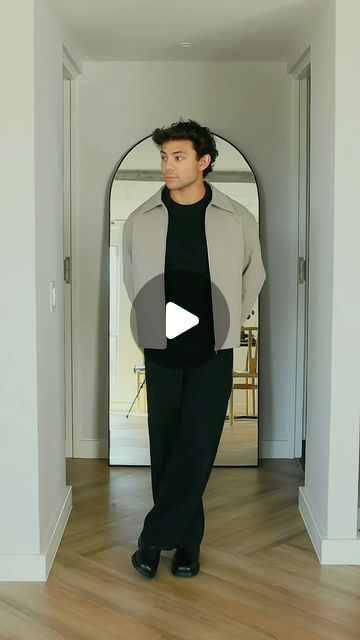 Ethan Kieffer on Instagram: "GRWM styling my cropped jacket | simple outfit | details in the caption 🤝🏽  Outfit Breakdown: Denim: @calvinklein  Top: @reiss  Boots: @ourlegacy  Fragrance: @penhaligons  Knit: @zara  Jacket: @ourlegacy   - #springfashion #ootd #grwm #simplefits #minimalfashion #summerfashion #easyfashion #oldmoneystyle #minimalhouse1" Cropped Outfit Men, Cropped Jacket Outfit Men, Ethan Kieffer, Cropped Jacket Outfit, Top Ootd, Cropped Outfits, Cropped Jackets, Mens Business Casual Outfits, Mens Business