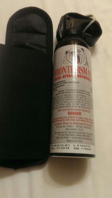 Bear Spray...never hike without it Mace Spray, Bear Spray, Reusable Water Bottle, Shampoo Bottle, Water Bottle, Spray, Travel, Quick Saves