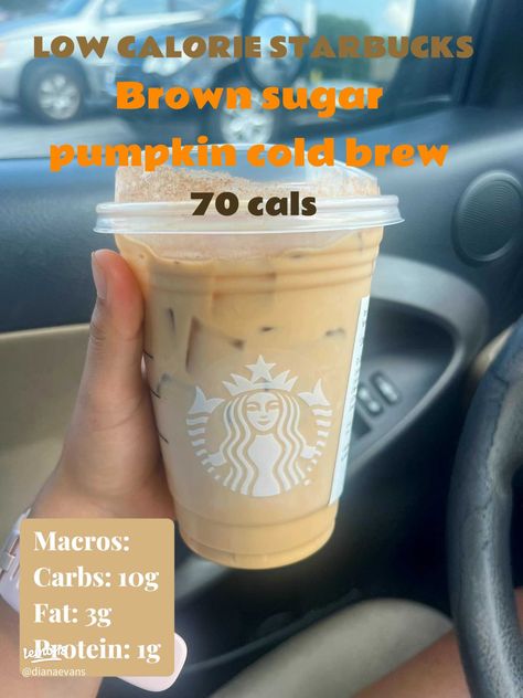 Low Calorie Starbucks, Low Calorie Starbucks Drinks, Low Calorie Pumpkin, Starbucks Fall Drinks, Fall Starbucks, Cold Starbucks Drinks, Iced Starbucks Drinks, Pumpkin Drinks, Healthy Starbucks Drinks