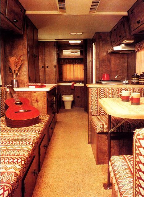 Caravannin - 1970s Mobile Home Brochures Vintage Trailer Interior, Small Shower Remodel, Trailer Interior, Fiberglass Shower, Caravan Interior, Rv Makeover, Vintage Rv, Tile Remodel, Travel Trailer Remodel