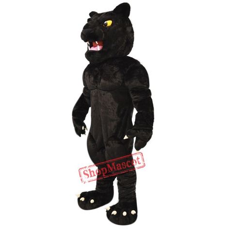 Power Black Panther Mascot Costume Panther Mascot, Pikachu Costume, Animal Mascot, Cat Picture, Be Cool, Chipmunks, Mascot Costumes, Adult Costumes, Black Panther