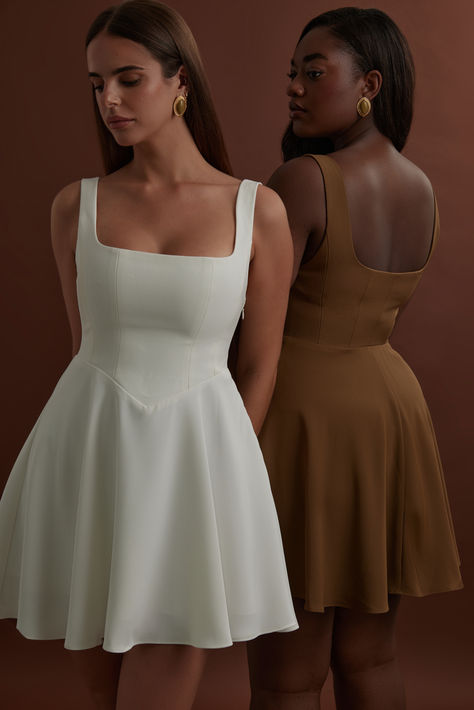 The sun is setting on the most perfect Odd Muse summer Odd Muse, Square Neck Mini Dress, Little White Dress, Mini Dress White, Little White Dresses, End Of Summer, Pre Fall, British Indian, White Mini Dress