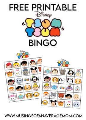 Free printable Disney Tsum Tsum bingo, 8 different cards plus calling cards Free Printable Board Games, Disney Bingo, Bingo Printable Free, Design Your Own Flag, Emotions Game, Disney Themed Classroom, Printable Games For Kids, Printable Board Games, Free Printable Activities