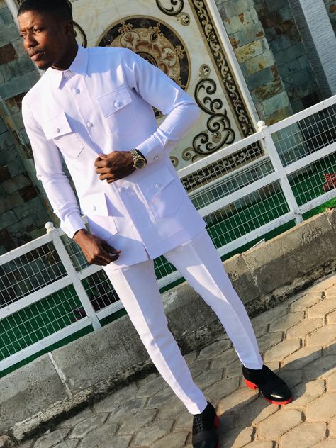 Latest Men Senator Designs, Agbada Design, Latest African Wear For Men, Couples African Outfits, African Print Pants, African Wear For Men, Wedding Suits Groomsmen, Dapper Mens Fashion, Stylish Shirts Men