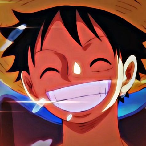 Luffy Smile Icon, Luffy Happy, Luffy Pictures, Luffy's Mom, Luffy Smile, King Luffy, Luffy Icon, Birthday Icon, Piece Icons