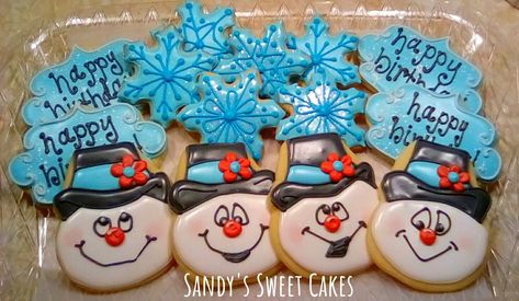 Frosty The Snowman Cookies, Frosty The Snowman Cake, Frosty The Snowman Movie, The Snowman Movie, Snowman Cake, Cookies Theme, Grinch Party, Snowman Cookies, Frosty The Snowman