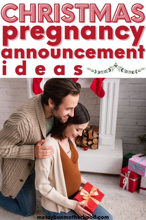 pregnancy announcements on Christmas Pregnancy Test Announcement, Unique Baby Announcement Ideas, Ideas For Pregnancy Announcement, Christmas Pregnancy Announcement Ideas, Pregnancy Announcement With Dog, Christmas Card Pregnancy Announcement, Parents Pregnancy Announcement, Pregnancy Reveal To Husband, Christmas Pregnancy Photos