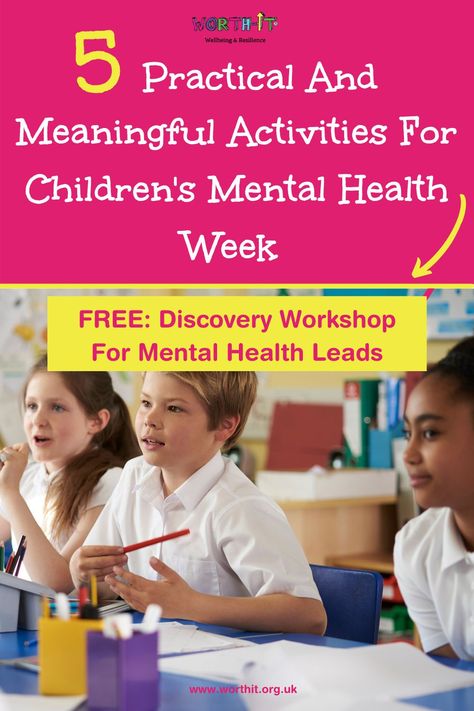 Mental Health Day Activities Eyfs Ideas, Childrens Mental Health Week, Mental Health Week Activity Ideas, Student Wellbeing, Mental Health In Schools, Positive Education, Meaningful Activities, Head Teacher, Wellbeing Activities