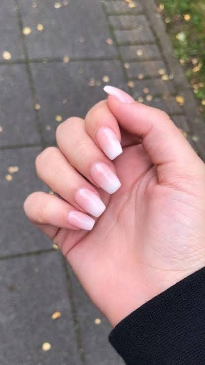 Baby Boomers Nails, Gel French Manicure, Baby Boom, Acrylic Nail Art, Prom Nails, Short Acrylic Nails, Nail Shapes, Makeup Revolution, Cute Acrylic Nails