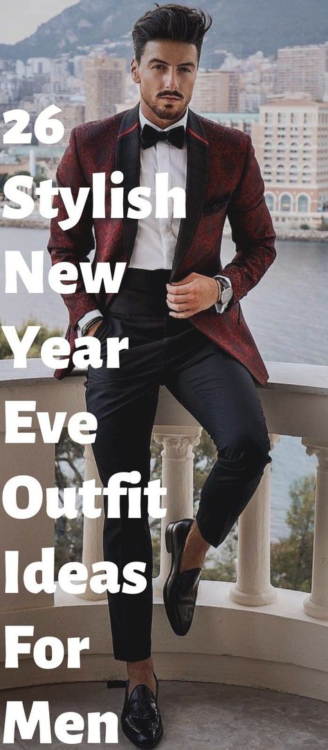 New Year Eve Outfit Men, Glamour Men Fashion, Glamour Outfit Men, Nye Outfit Ideas Men, Christmas Suits For Men, Men New Years Outfit, New Year Eve Outfit, Casual New Years Eve Outfits, Winter Glamour