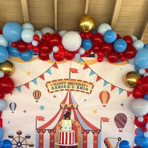 Events by Razan on Instagram: "Aarika & Abir’s Dessert Table #carnivalparty" Circus Sweet 16, Circus Birthday Party Theme, Circus Birthday Party, Party Inspo, Circus Birthday, Carnival Party, Dessert Table, Sweet 16, Birthday Party Themes