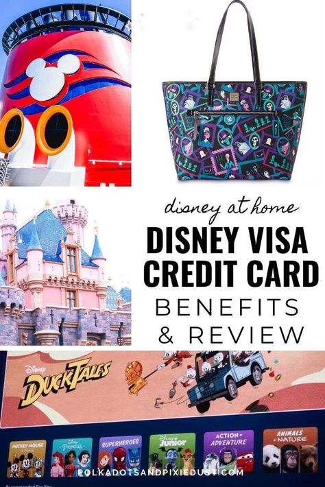 Are you looking to save money on a Disney Vacation and all the merch you an think of? From Disney Cruises, to shopDisney.com and Disney Parks, the Disney Visa Credit Card may be for you if you're adding more Disney to your lifestyle. Check out all the Benefits and Perks of the Disney Visa Credit Card. Disney Credit Card, Disney Visa Card, Disney Cruises, Disney Activities, Disney On A Budget, Disney 2024, Disney Blog, Disneyland Tips, Visa Credit Card