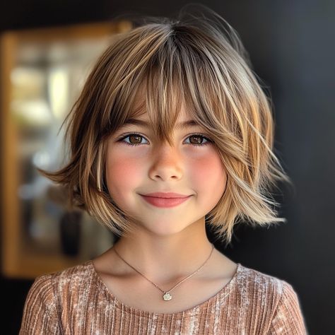 Pixie Haircut Girls Little Kids Short, Haircut For 10 Year Girl, Kid Haircuts Girl, Toddler Girl Short Haircut, Short Haircut For Girls Kids, Short Hair Cuts For Girls Kids, Kids Pixie Haircut, Kids Bob Haircut With Bangs, Toddler Pixie Cut