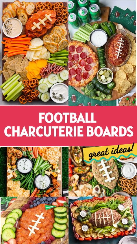 Looking to elevate your game day spread? Check out these delicious and creative football-themed charcuterie boards perfect for serving up during football season. Whether you're hosting a tailgate or watching the game at home, these charcuterie boards are sure to score big with your guests. From savory meats and cheeses to fresh fruits and nuts, there's something for everyone to enjoy while cheering on your favorite team. Impress your fellow fans with these tasty charcuterie board ideas designed Charcuterie For Tailgating, Football Party Charcuterie Board Ideas, Football Tailgate Charcuterie Board, Tailgating Charcuterie Board, Gameday Charcuterie Board, Chip Charcuterie Board Ideas, Football Game Charcuterie Board, Tailgate Charcuterie Board Ideas, Football Theme Charcuterie Board