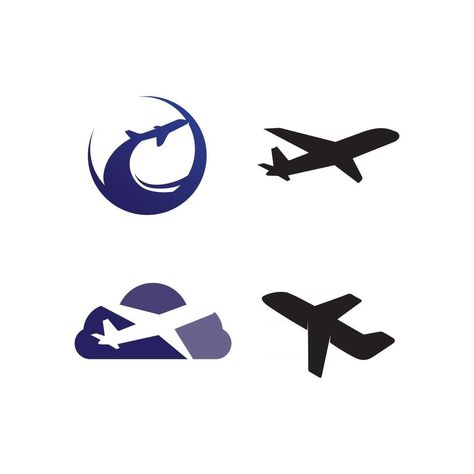 Flight Logo Design, Plane Logo Design, Airport Logo, Airplane Logo, Plane Logo, Flight Logo, Transportation Logo, Travel Agency Logo, Agency Logo