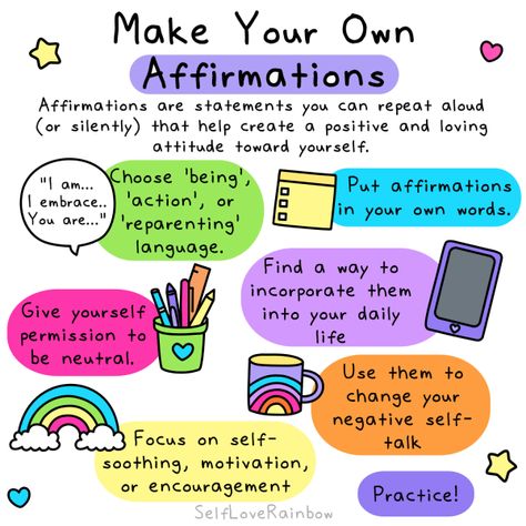 Affirmation Activities For Adults, Mindful Classroom, Counseling Crafts, Blessing Manifesting, Positivi Tea, Counselling Resources, Parenting Affirmations, List Of Affirmations, Language Works