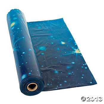 Enchantment Tablecloth Roll Galactic Starveyors Vbs 2017, Galaxy Party, Outer Space Party, Vbs Themes, Galaxy Theme, Space Galaxy, Space Party, Space Birthday, Plastic Tablecloth