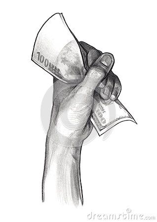 Pencil drawing Hand with money, dollars and euros, sketch Hand With Money Drawing, Money Aesthetic Drawing, Money Art Drawings, Economics Drawing, Money Drawing Sketches, Money Drawing Ideas, Rich Drawing, Money Sketch, Cash Drawing