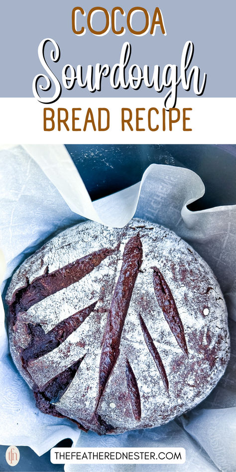 Indulge in the rich, decadent flavors of Chocolate Sourdough Bread, a delightful twist on traditional sourdough. This scrumptious bread boasts a delightful cocoa flavor that elevates your baking game and is simple to make with your sourdough starter. Chocolate Sourdough Discard Bread, Hot Chocolate Sourdough Bread, Sourdough Recipes Chocolate, Easy Chocolate Sourdough Bread, Cocoa Sourdough Bread, Sourdough Chocolate Star Bread, Chocolate Sourdough Loaf, Chocolate Sourdough Recipes, Chocolate Sourdough Starter