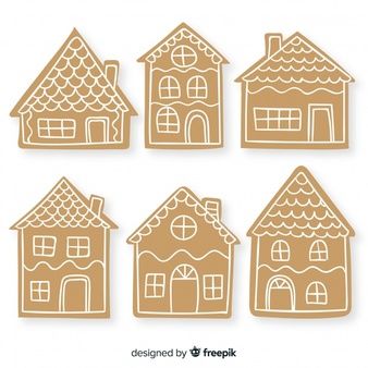 Home Goods Christmas Decor, Julkransar Diy, Gingerbread House Template, Gingerbread House Designs, Gingerbread Christmas Decor, 카드 디자인, Christmas Gingerbread House, Gingerbread Houses, Wrapping Ideas