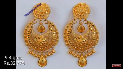 Chand Bali Earrings Gold Antique, Chand Bali Earrings Gold, Bali Earrings Gold, Ear Rings Gold, Gold Chandbali, Chand Bali Earrings, Ram Leela, Royal Indian Wedding, Gold Earrings For Kids