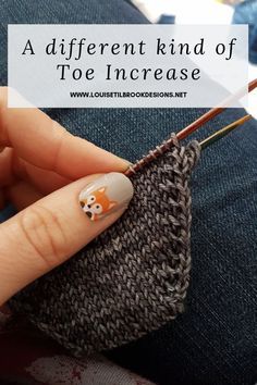 If you love toe-up socks but aren't a fan of the traditional kfb increase - why not try this handy tip? #toeupsocks #sockknitting #louisetilbrookdesigns #handknitsocks Toe Up Socks, Knitted Socks Free Pattern, Knitting Hacks, Knitting Paterns, Hand Knit Socks, Knitting Instructions, Sock Knitting Patterns, Crochet Socks, How To Purl Knit