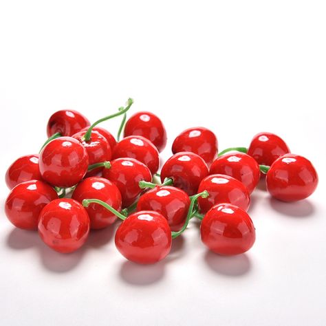 Artificial Fake Cherry Fruit Food Wedding Party House Kitchen Decorative Decoration valentine's day Gifts Wholesale 20Pcs #KitchenDecor Cheap Cherry Earrings For Party, Cheap Red Fruit Design Jewelry, Cheap Handmade Cherry Jewelry, Cooking Restaurant, Flower Stamen, Flower Branding, Fake Fruit, Artificial Fruit, Cherry Fruit