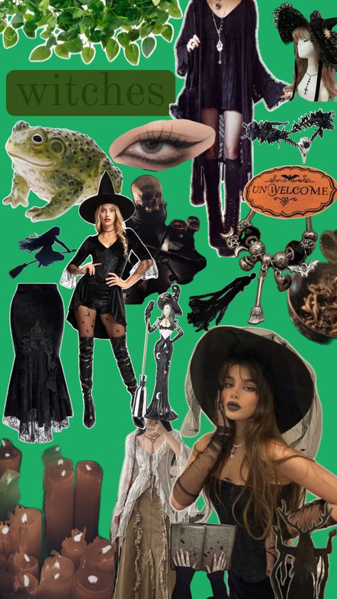 Witch Halloween Outfit, Frog Costume, Green Halloween, Outfit Costume, Witch Costume, Witch Halloween, Halloween Outfit, Green Witch, Halloween Spooky