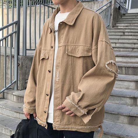 Mens Fashion Oversized, Big Jacket Outfits, Big Jacket, Outfits Aesthetic Men, Aesthetic Men, Fashion Oversized, Future Outfit, Mens Fashion Streetwear, Latest Street Fashion